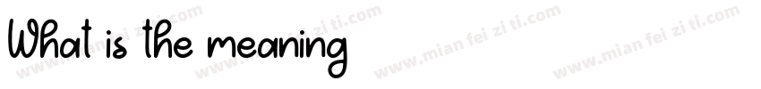What is the meaning字体转换